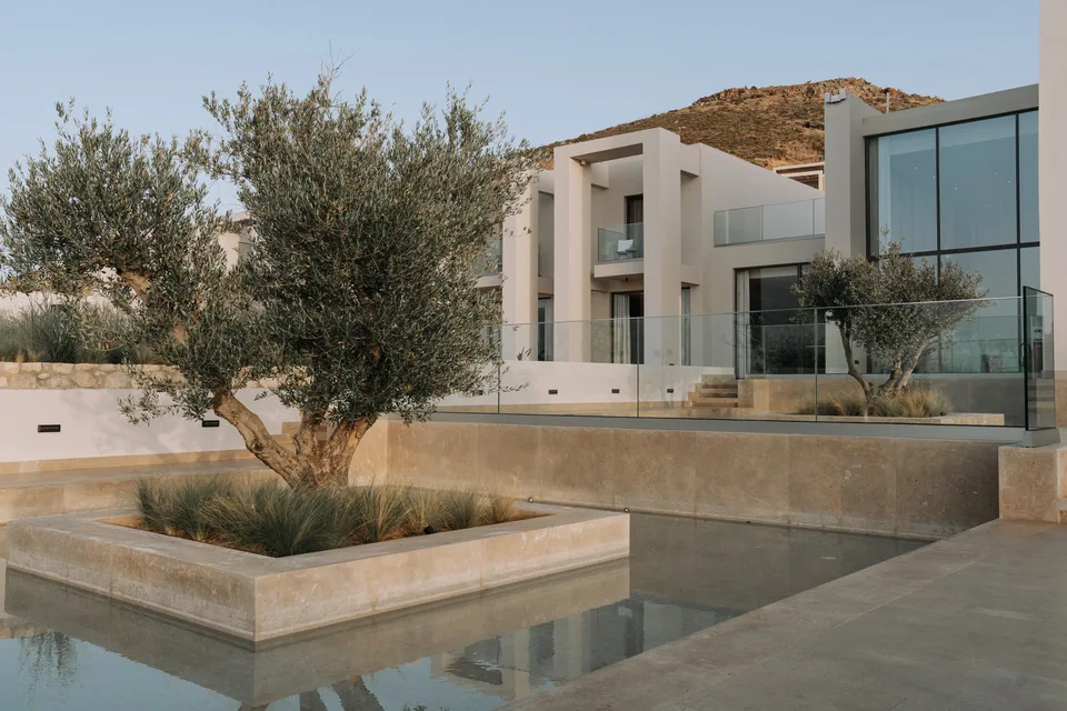 Une maison contemporaine.